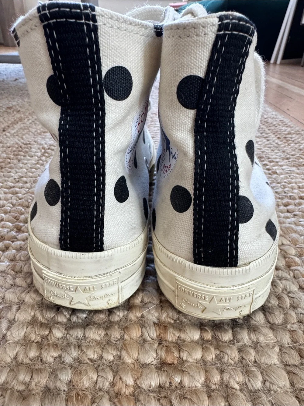 CDG Play Converse ‘70 Hi in Polka Dot